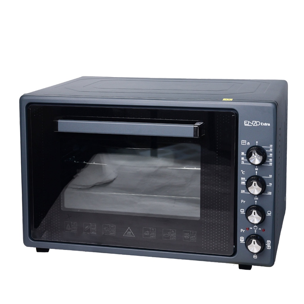 [ENZO10-70GCH] Four Électrique Avec Turbo Fan Enzo 70L 2000W Gris Charbon