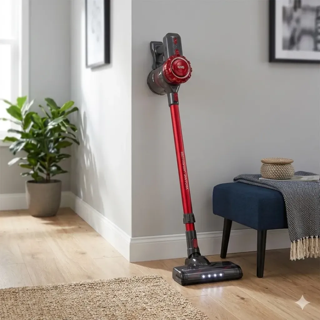 [KD2063] Aspirateur Sans Fil DSP – 150W – Rouge