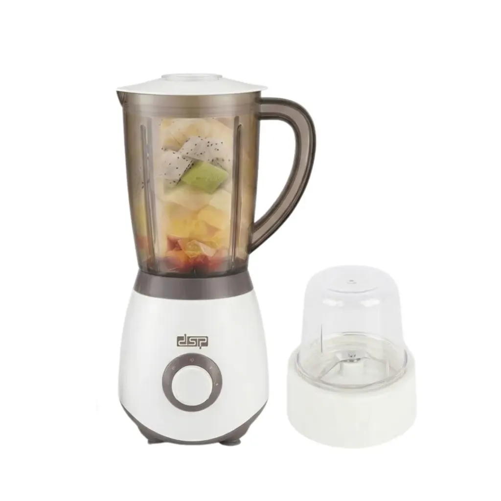 [KJ2002-M] Blender Avec Grinder DSP en Plastique 1,5L – 350W - Marron