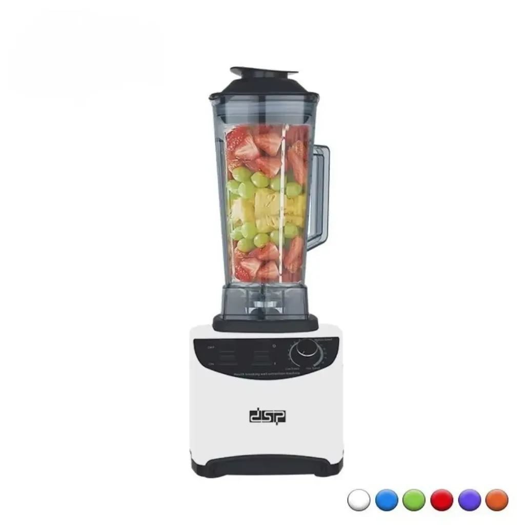 [KJ2099-B] Blender En Plastique 15 Vitesses DSP – 2L – 1800W-Blanc