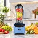 Blender En Plastique 15 Vitesses DSP – 2L – 1800W-Bleu