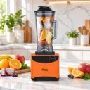 Blender En Plastique 15 Vitesses DSP – 2L – 1800W-Orangé
