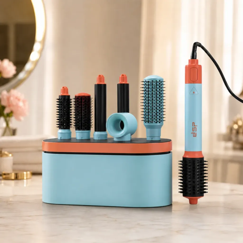 Coffret Cheveux DSP 8en1 1500W- Vert D'eau