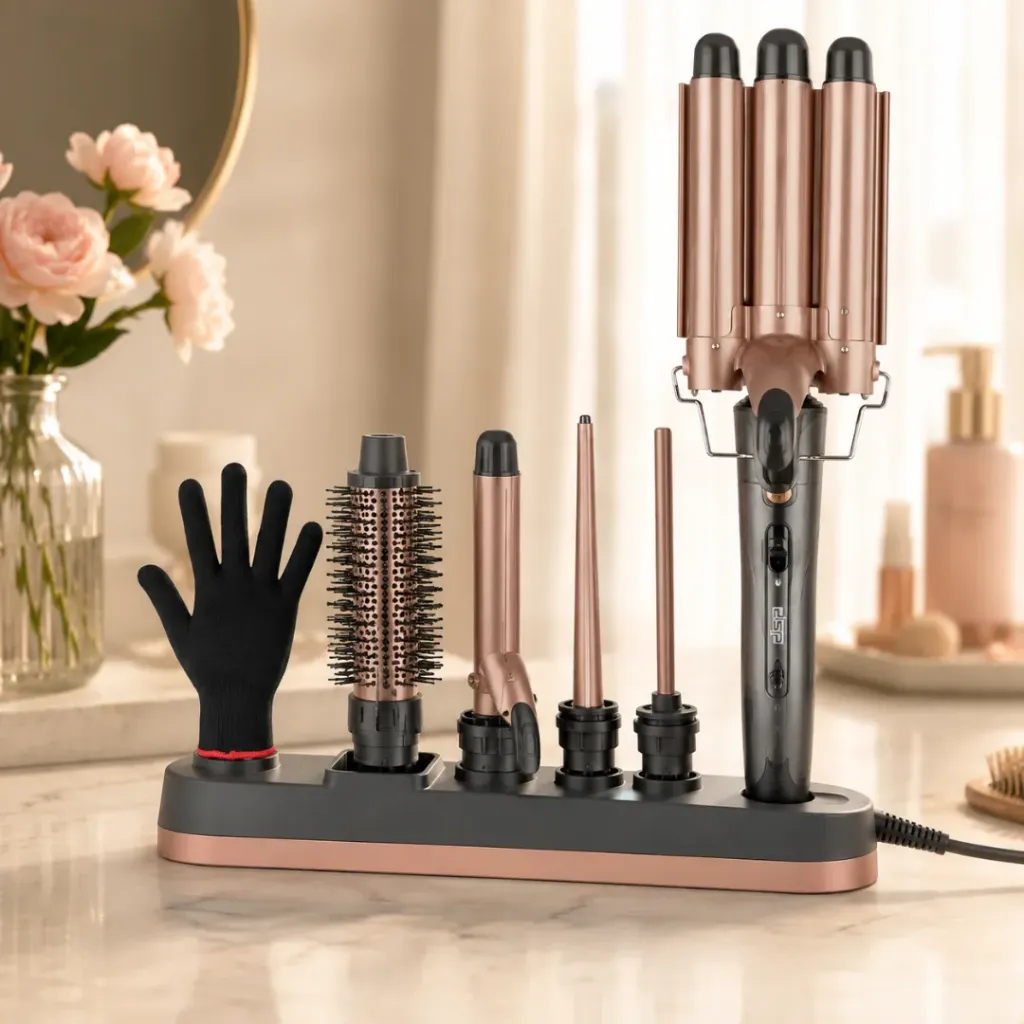 [20652] Coffret Cheveux Wavy DSP 7en1-230°C-65W