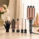 Coffret Cheveux Wavy DSP 7en1-230°C-65W