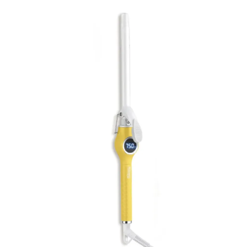 [20150] Fer à Boucler DSP 53W – 16mm avec Afficheur LCD – Jaune