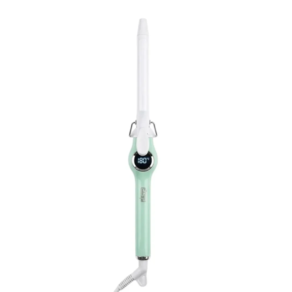 [20149] Fer à Boucler DSP 53W – 19mm avec Afficheur LCD – Vert d'eau