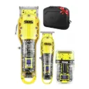 Kit Tondeuse & Rasoir 3 EN1 Professionnel DSP - 8W - Jaune