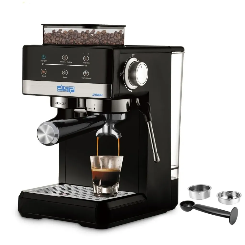 [KA3123] Machine à Café Espresso Avec Grinder DSP 1,7L 20 Bar – 1350W