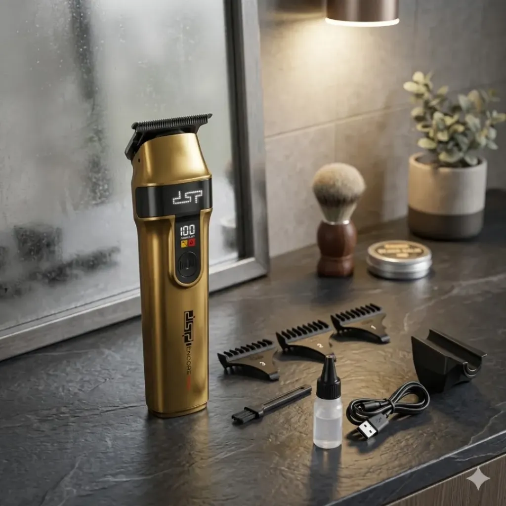 [91680-D] Tondeuse Cheveux Professionnelle DSP - 7500RPM - 5W - Doré