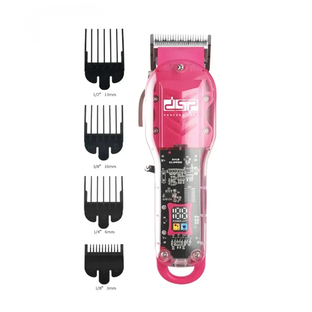 [91208-RO] Tondeuse Cheveux Professionnelle DSP 6500RPM - 5W - Rose