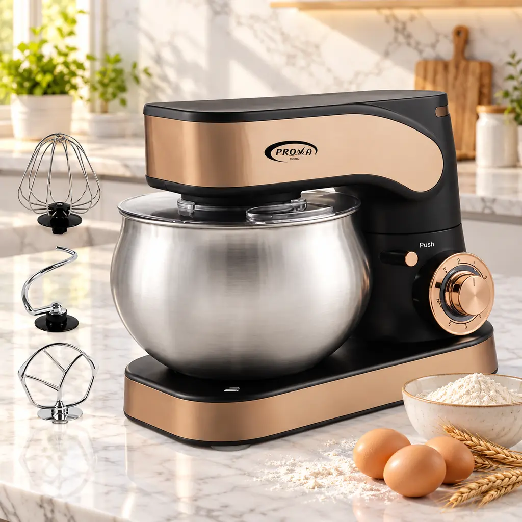 Robot Pétrin Prova 1300W - 5L - Noir