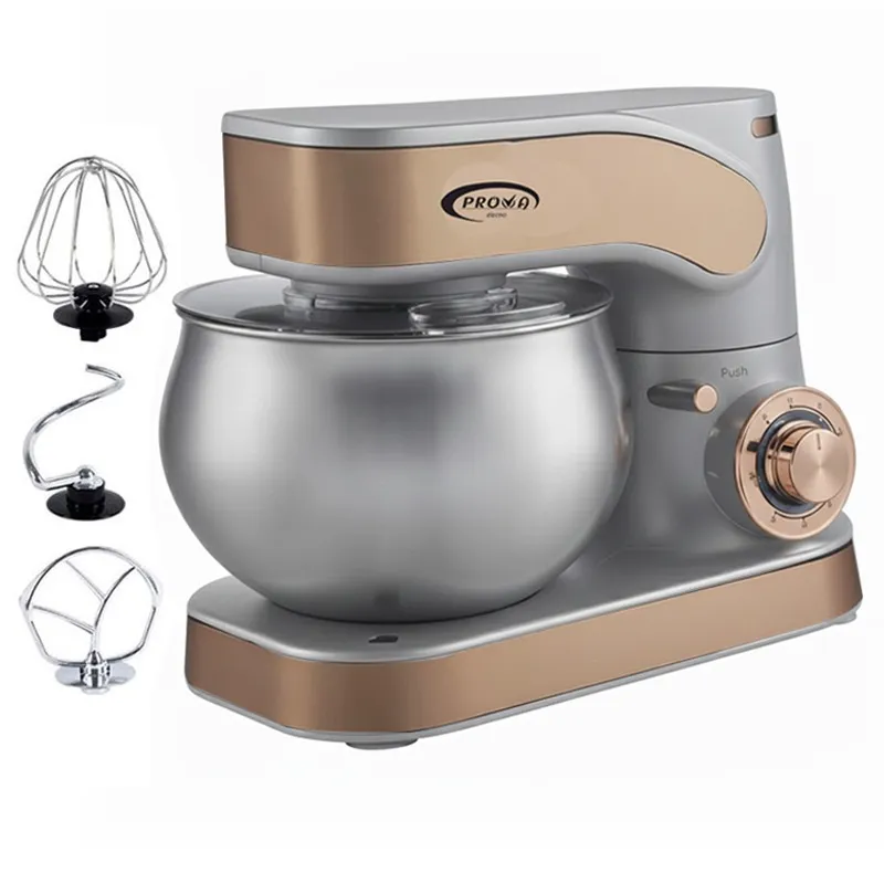 [PE-3004G] Robot Pétrin Prova 1300W - 5L - Argent