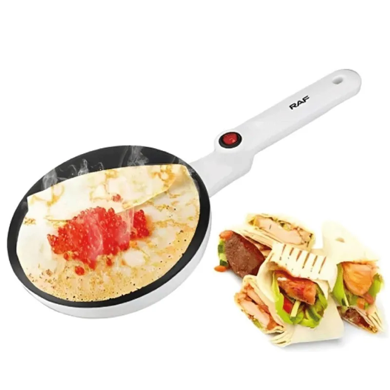 [R-5208W] Crêpière Electrique RAF - 600W - 20Cm - Blanc