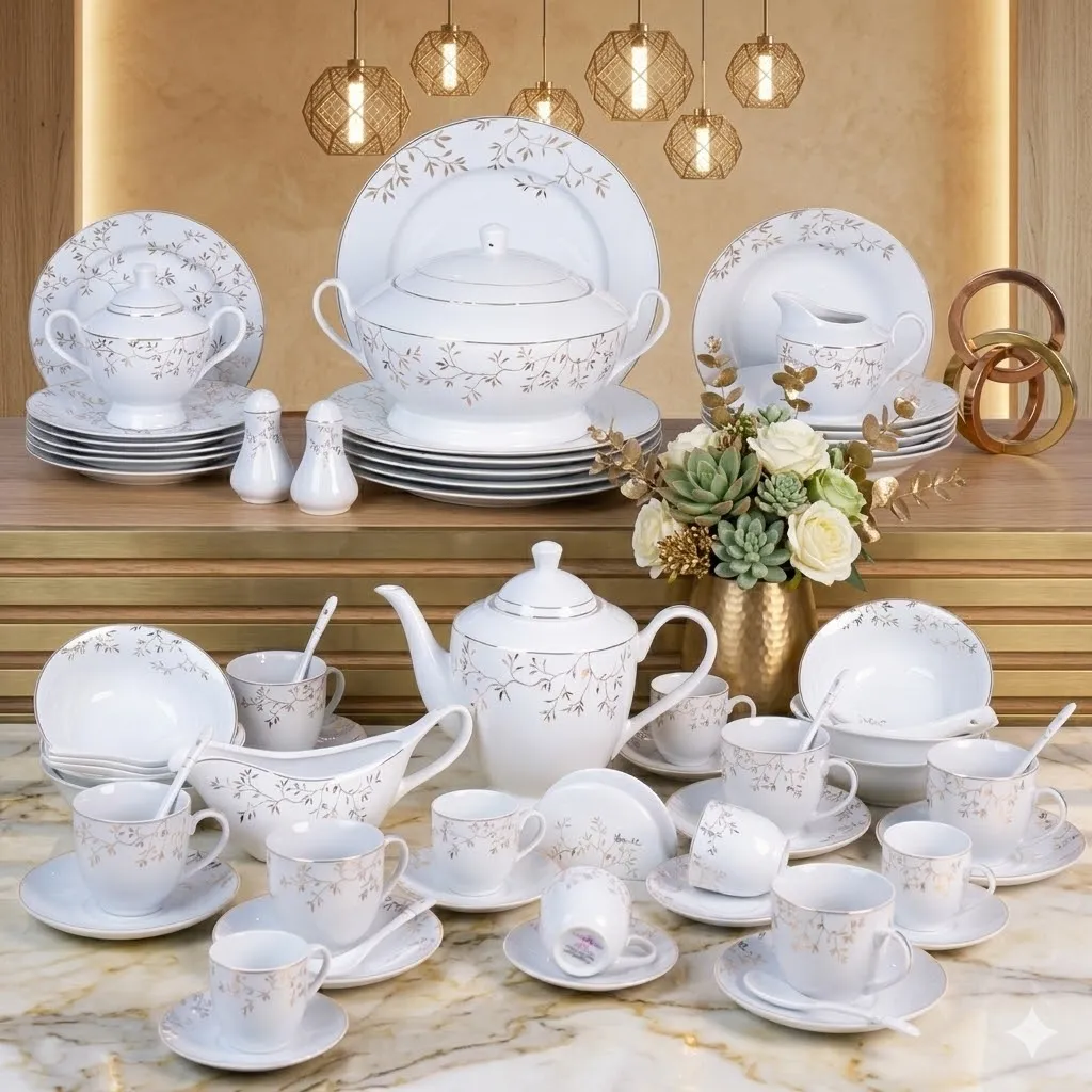 [ENZ-G2247] Service à Table 72 Pièces en Porcelaine ENZO M3