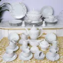 Service De Table 72 Pièces en Porcelaine- ENZO M3
