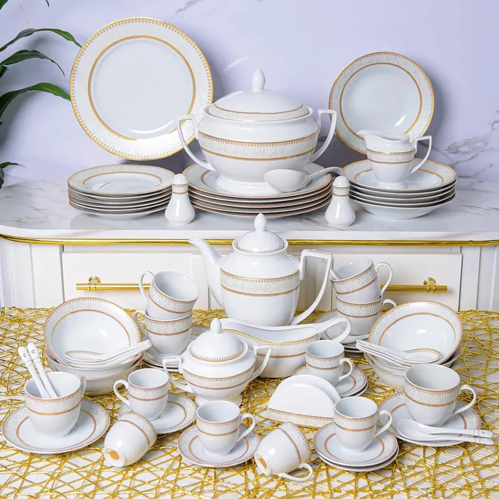 [ENZ-GS1156] Service De Table 72 Pièces en Porcelaine ENZO M5