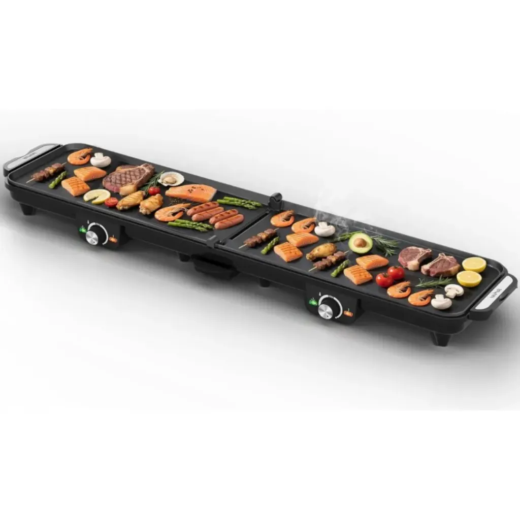[AG-1009] Barbecue Eléctrique Pliable-ENZO Extra Large - 2400 W