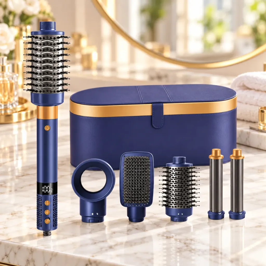 [LAS-5255B] Coffret Cheveux Lexical 6en1 - 1300W - Bleu