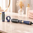 Coffret Brosse Rotative 3 en1 Lexical - 1000 W - Bleu