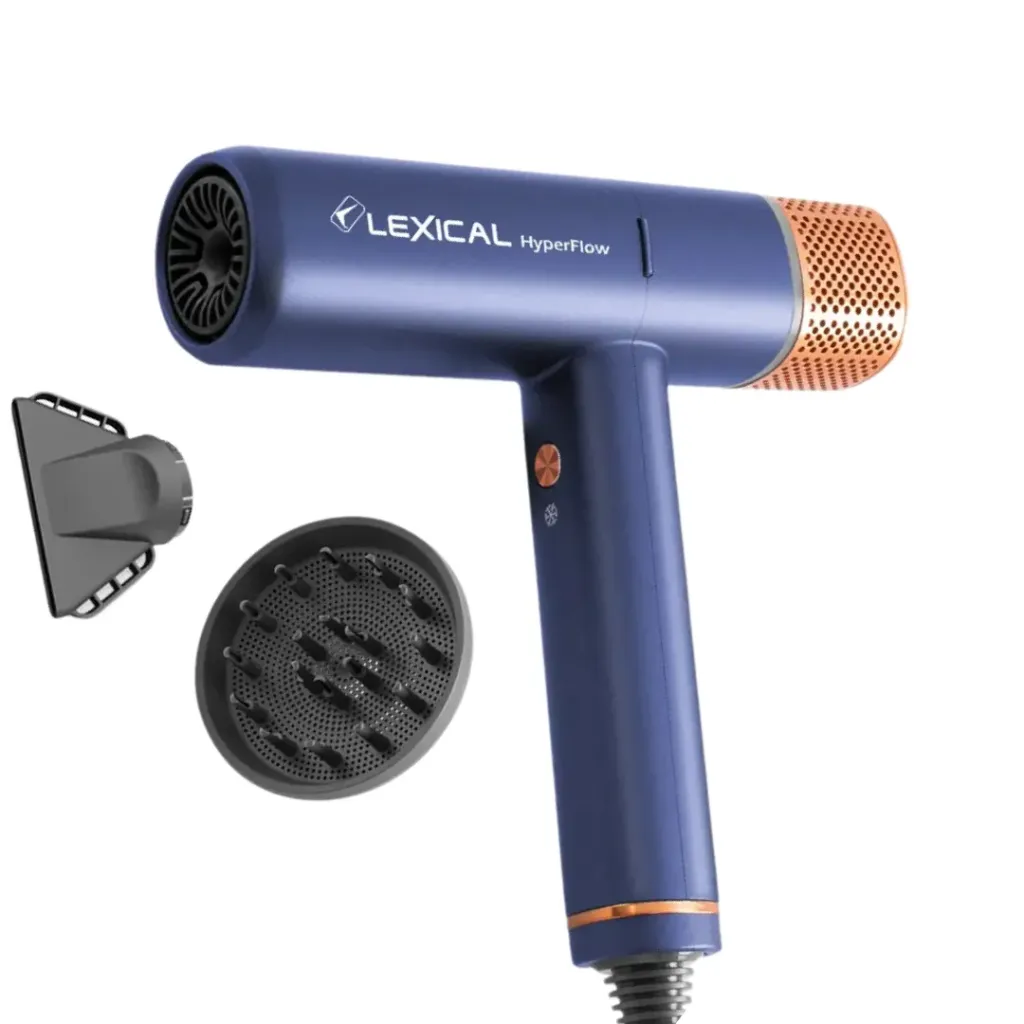 [LHD-5096B] Sèche-cheveux Haute vitesse Lexical 1600W - Bleu