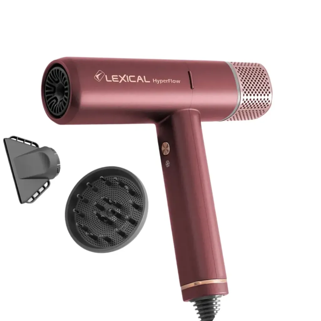 [LHD-5096R] Sèche-cheveux Haute vitesse Lexical 1600W - Rouge