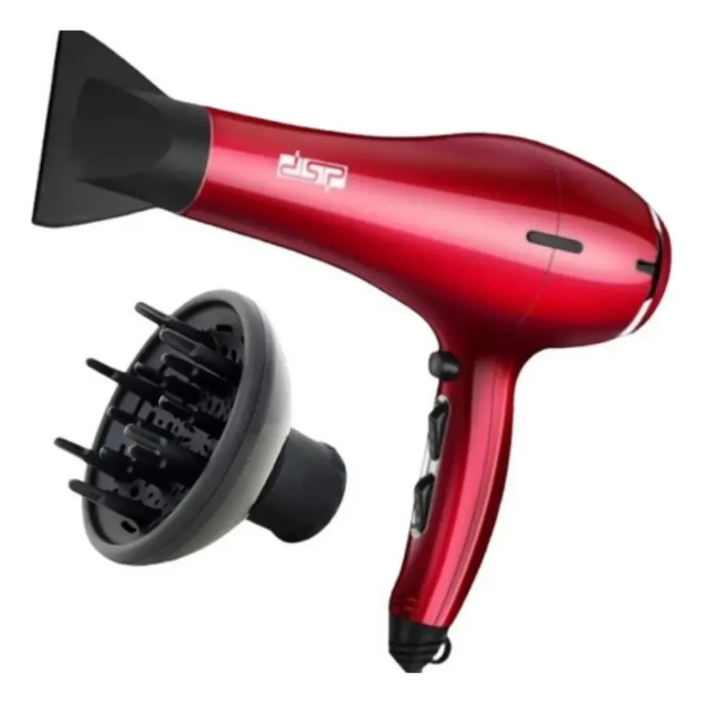 [30075R] Sèche Cheveux Et Diffuseur DSP - 2300W - Rouge