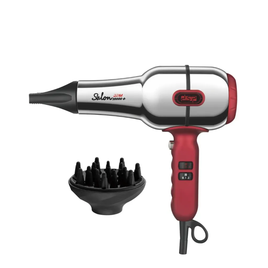 [37082A] Sèche Cheveux Professionnel DSP - 1600 W - Argent
