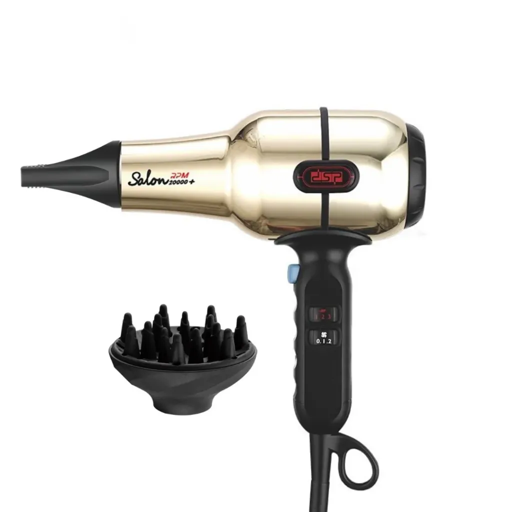 Sèche Cheveux Professionnel DSP - 1600 W - Doré