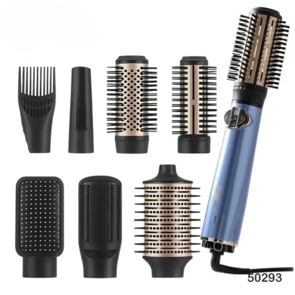 [50293B] Coffret Brosse Coiffante 8 EN 1 DSP - 27000 RPM - 1000 W - Bleu