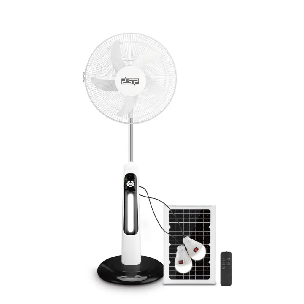 [KD3093] Ventilateur Sur Pied solaire DSP  3 en 1 - 30 W
