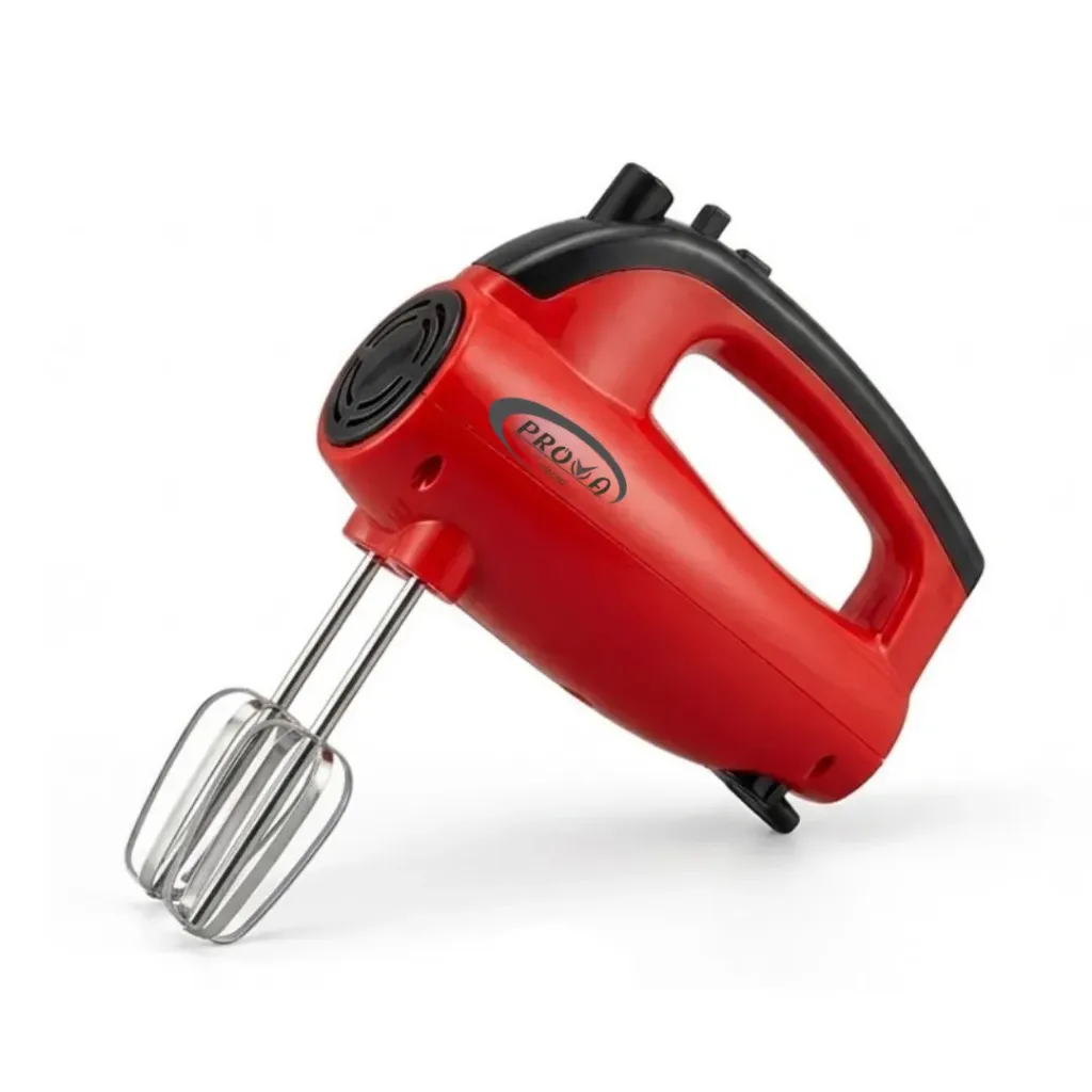 [PE-6707R] Batteur Electrique Prova 150W Rouge