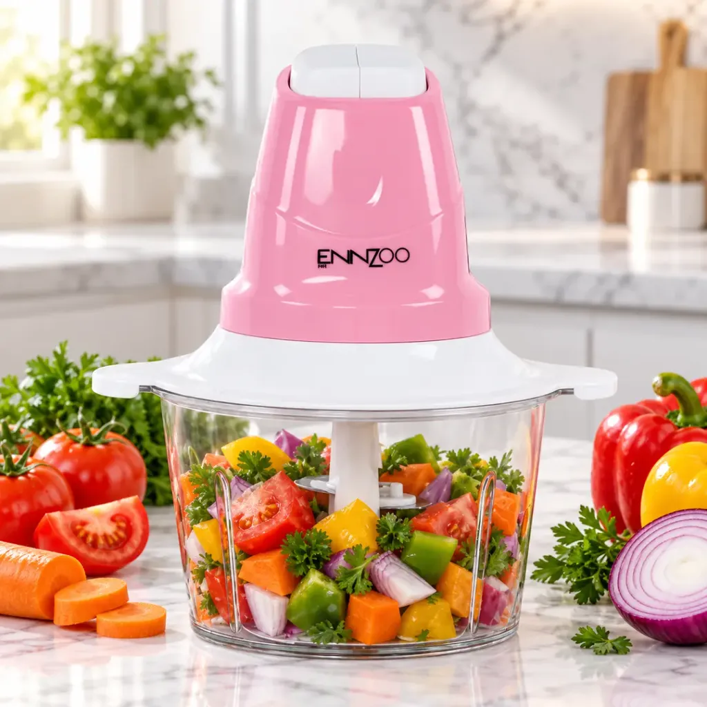 [ET-868RO] Hachoir Électrique 2 L 200 W - ENZO - Rose