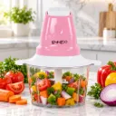 Hachoir Électrique 2 L 200 W - ENZO - Rose