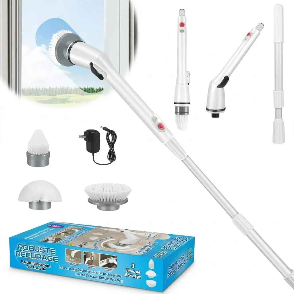 [WHM48-2] Brosse de Nettoyage Électrique Multifonction MZ-004- 25 W