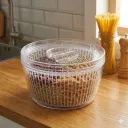 Boîtes de Conservation Alimentaire En Plexiglas Avec Couvercle Rond