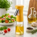 Vaporisateur D'Huile Et Vinaigre En Verre -300 ml - Jaune