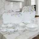 Service De Table en Verre Opale- 72 Pièces- Florence- M3
