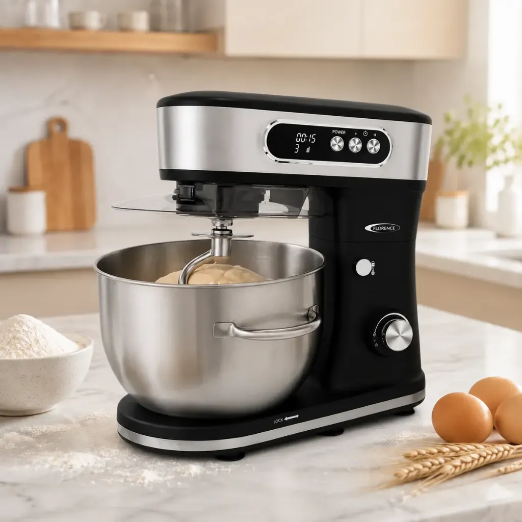 Robot Pétrin Florence 12L - 2000W - Noir