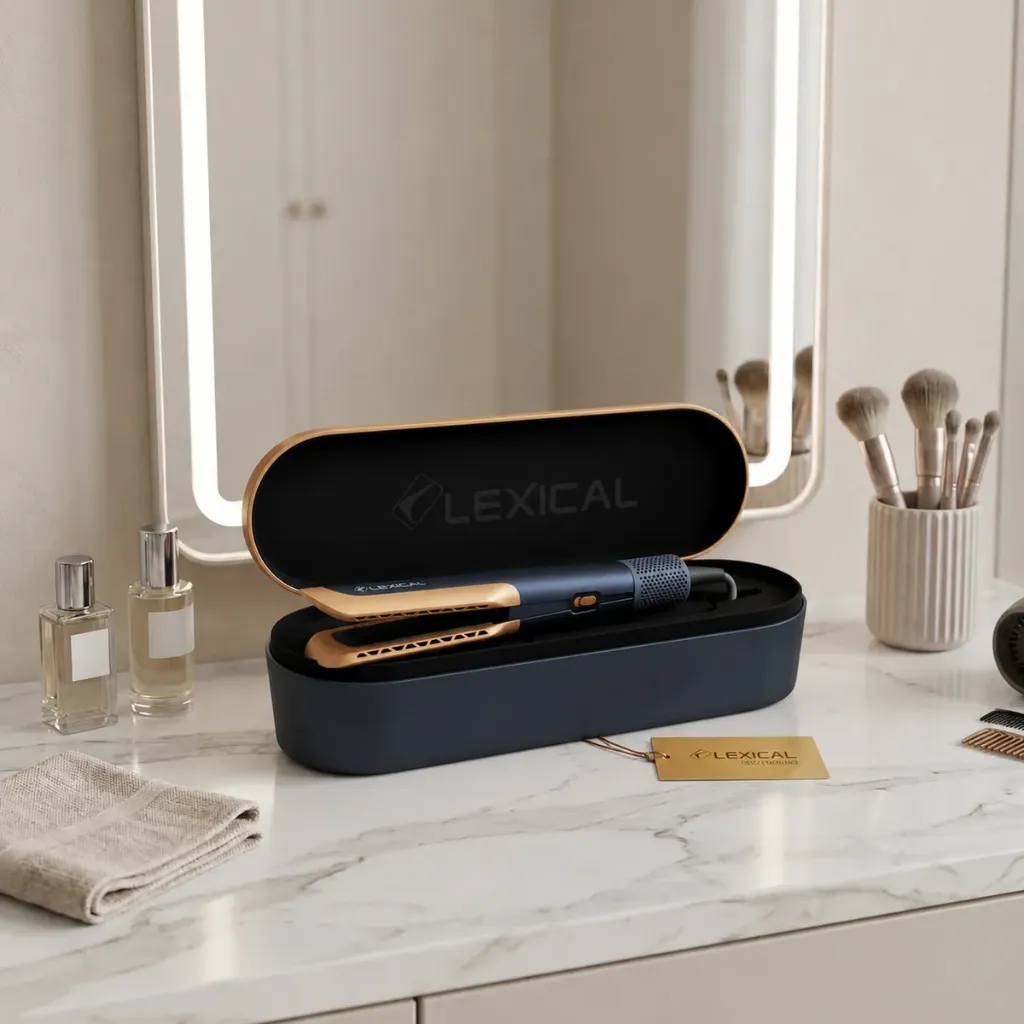 [LHS-5395B] Lisseur à Air Chaud 2en1 Lexical- 1300 W- Bleu