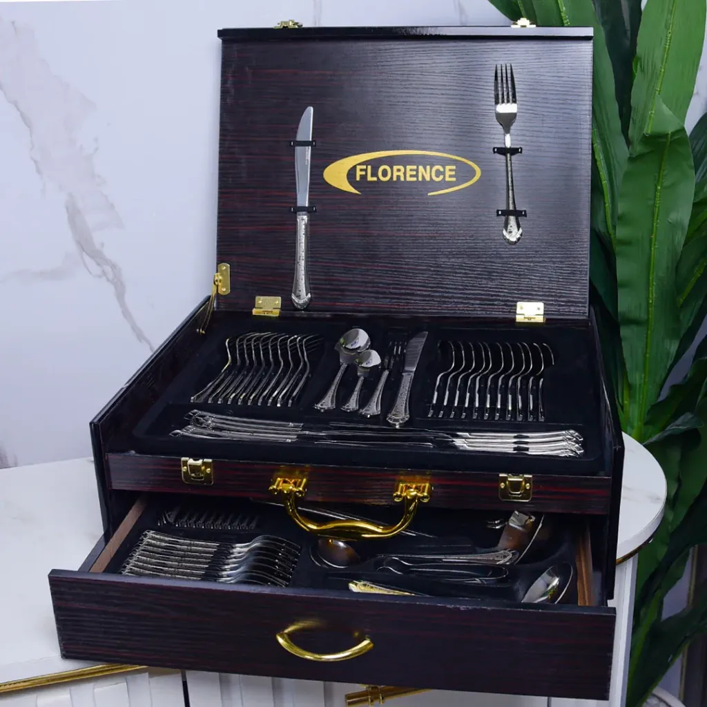 Coffret Ménagère De Cuisine 72 Pièces- Florence- Model 1