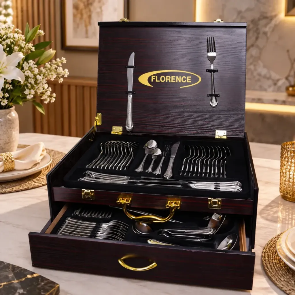 [HK242] Coffret Ménagère De Cuisine 72 Pièces- Florence- Model 1