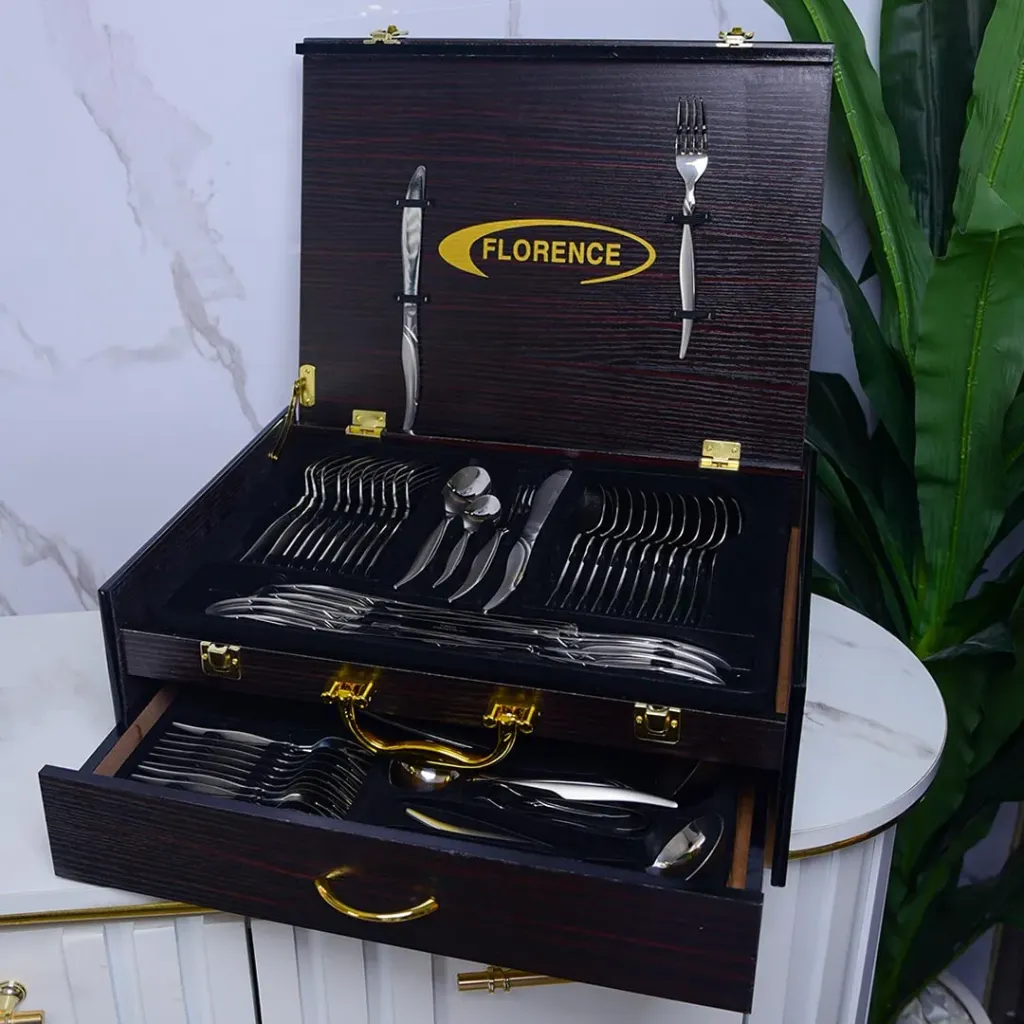 Coffret Ménagère De Cuisine 72 Pièces- Florence- Model 3