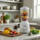 Blender Avec Moulin A Epices 1,5L -Florence  - 1000W- Blanc