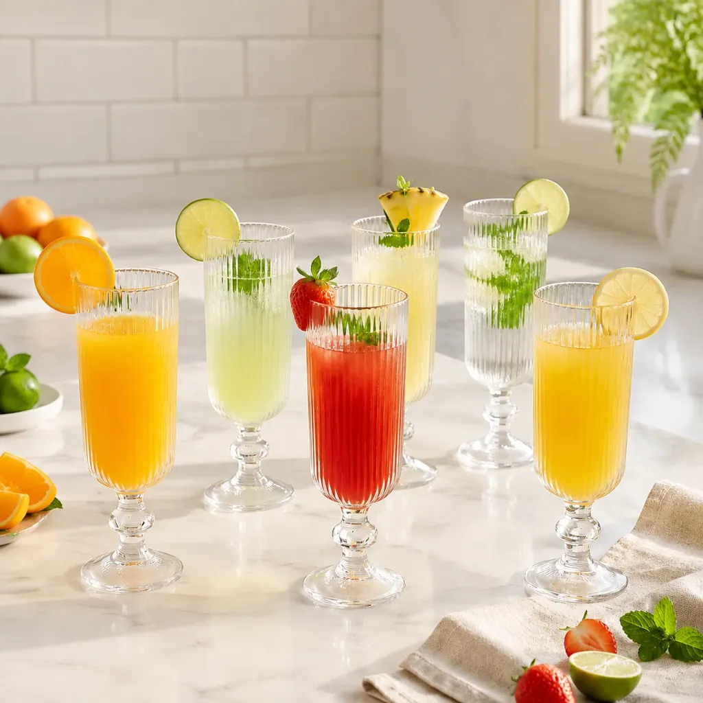 [MBM-1798] Lot De 6 Verres A Jus Nile Glass DARIN - 180 ml