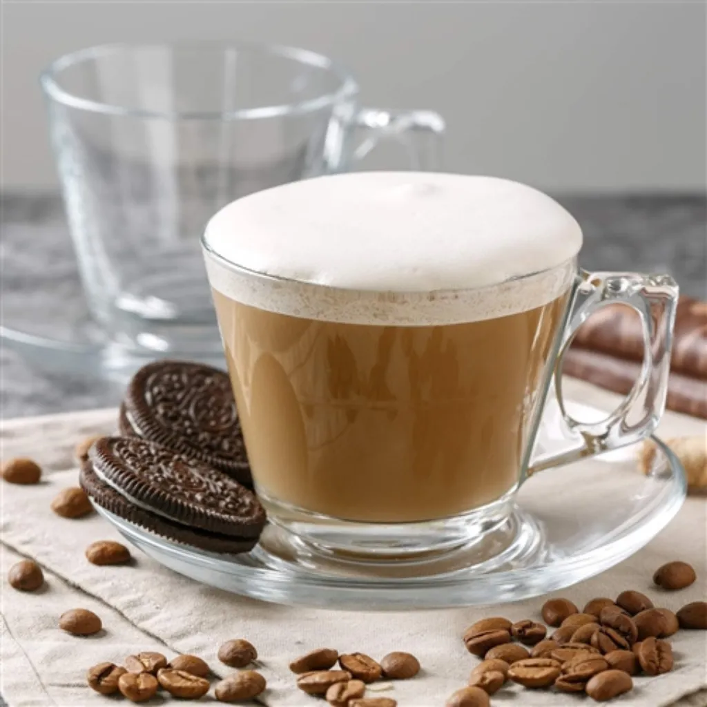 Coffret De 6 Tasses à Café AZUR GLASS-220 ml