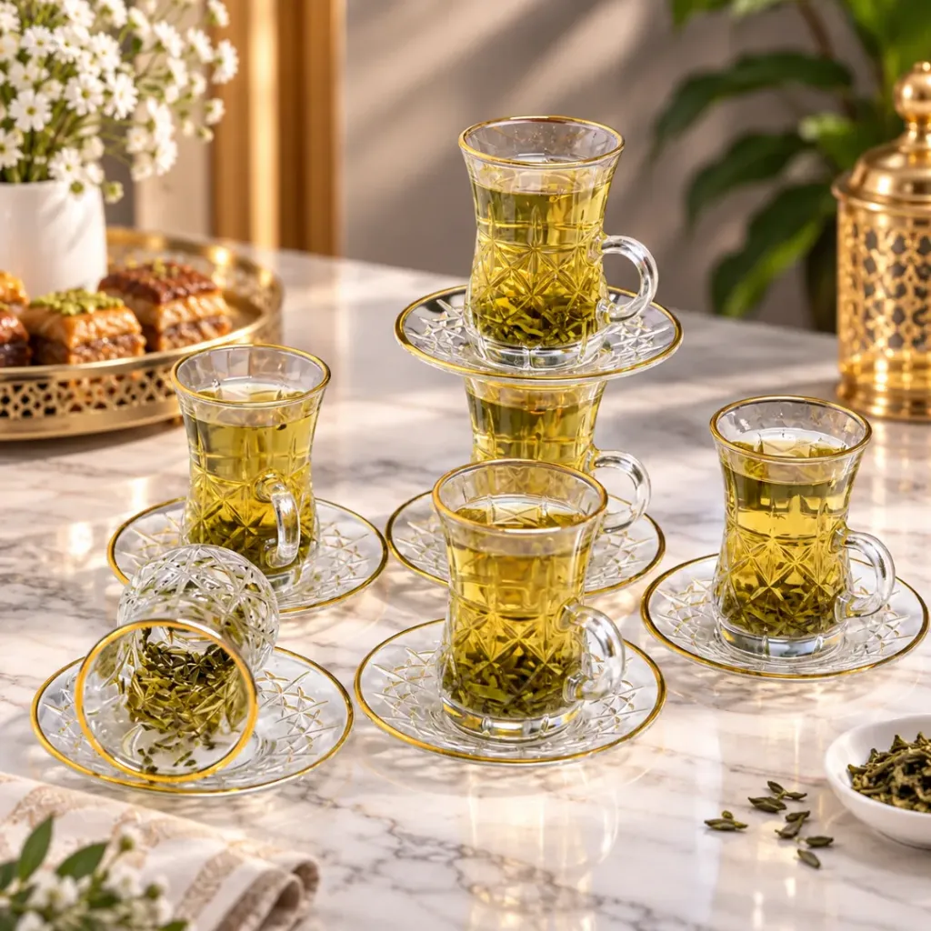 [MBM-9120-1] Service A Thé Deli Glass 110 ml- 12 pièces- M1