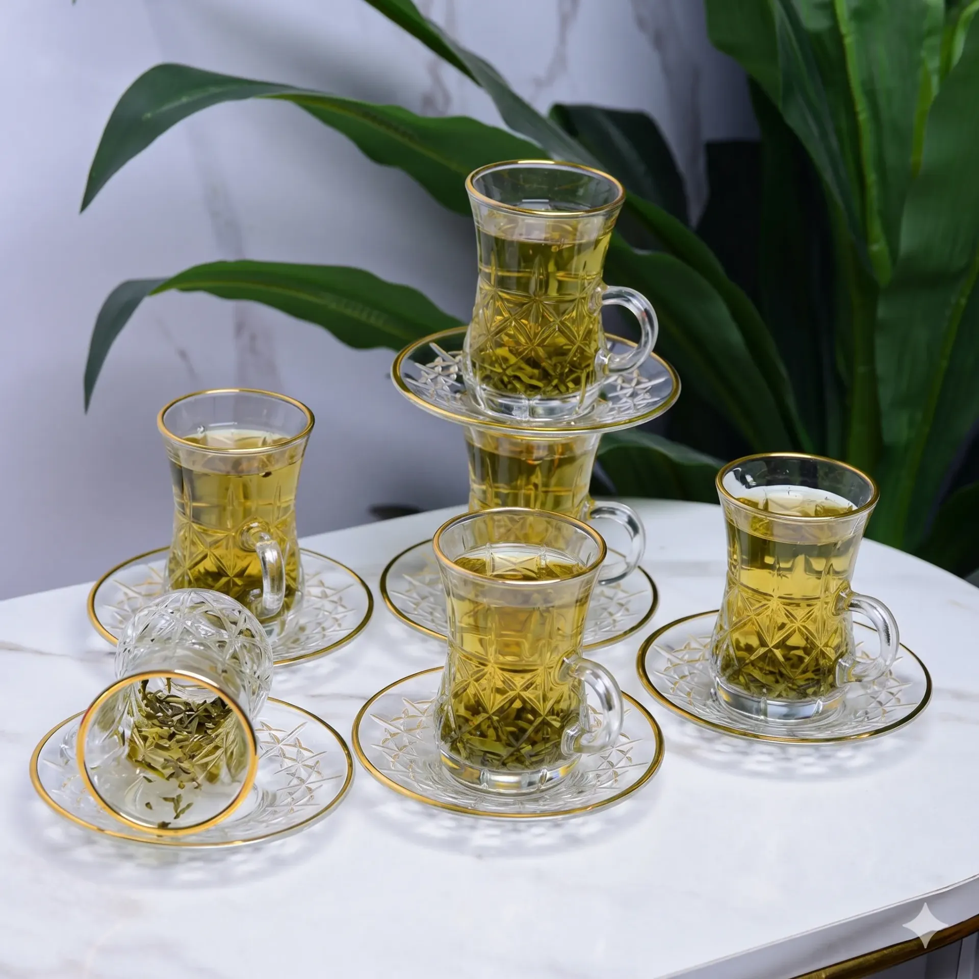 [MBM-9120-1] Service A Thé Deli Glass 110 ml- 12 pièces- M1