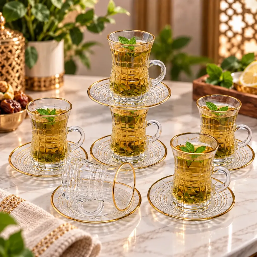 [MBM-9120-2] Service A Thé Deli Glass 110 ml- 12 pièces- M2