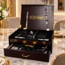 Coffret Ménagère De Cuisine 72 Pièces Dorées- ENZO 18/10- Model 2